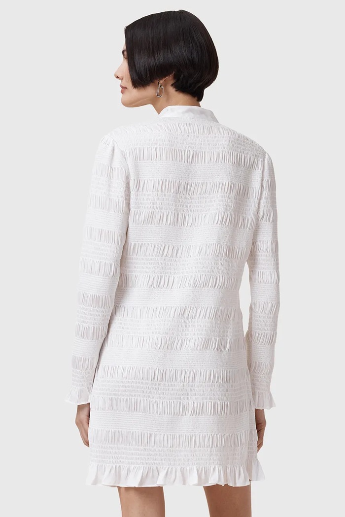 Ρούχα Φόρεμα AllSaints MEG W062DC λευκό