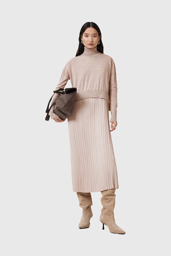 Рокля и пуловер AllSaints VITTORIA W030DC