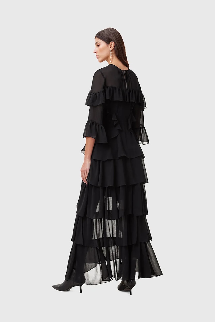 Φόρεμα AllSaints NAT μαύρο W191DC