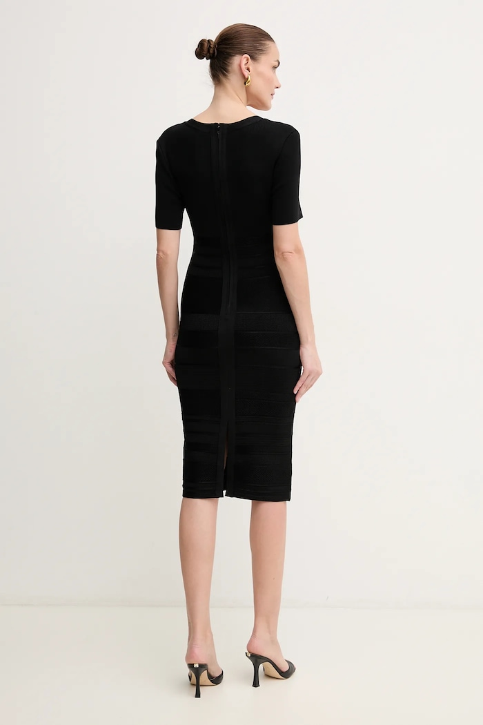 Oblačila Obleka Herve Leger Marianne MSB8518700 črna