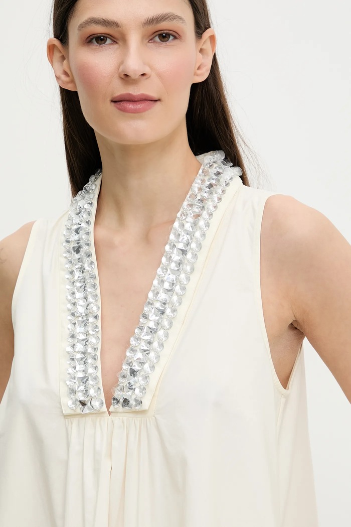 Ρούχα Φόρεμα ISABELLE BLANCHE IS25SS.A056.T012 μπεζ