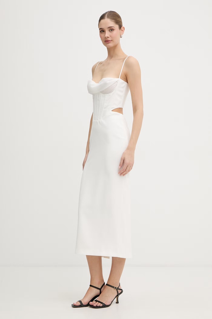 Bardot rochie 58535DB bej SS26
