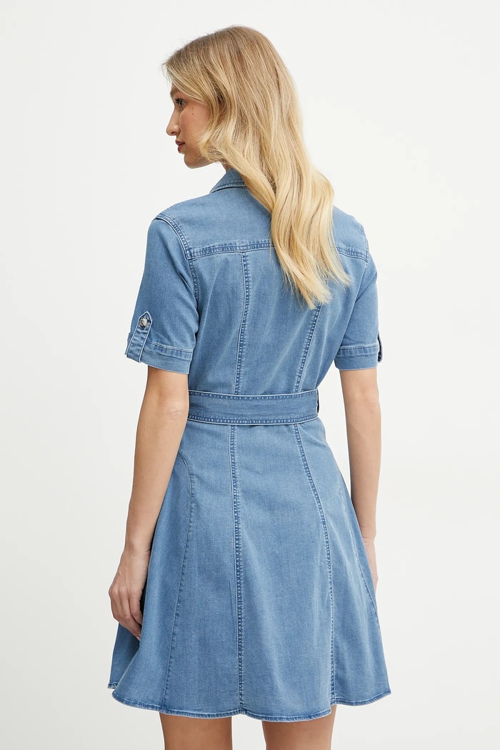 Îmbrăcăminte Morgan rochie din denim RIXES RIXES albastru