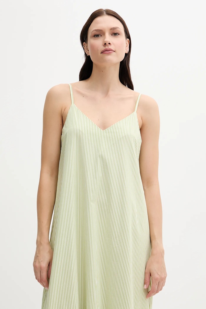Haljina United Colors of Benetton zelena 4SZRDV0B8