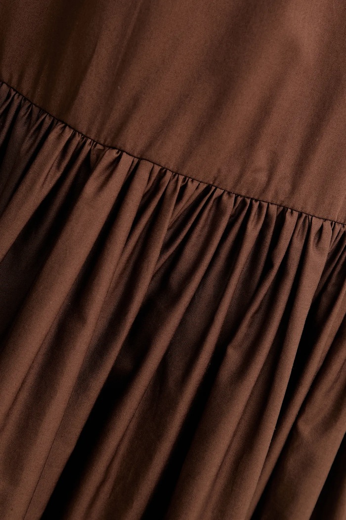 Φόρεμα A.L.C. Harper 6DRES02717 καφέ