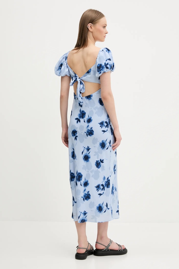 Haljina Abercrombie & Fitch KI159.5580.248 plava SS25