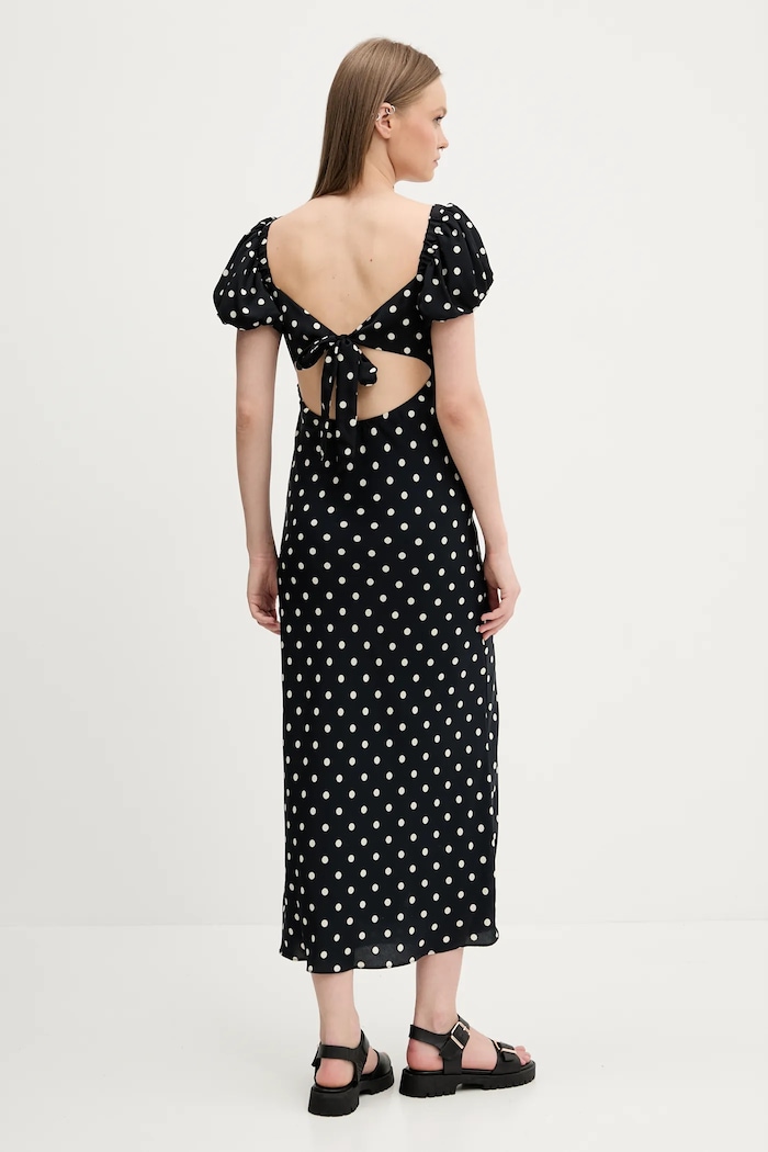Abercrombie & Fitch sukienka KI159.5580.908 granatowy SS25