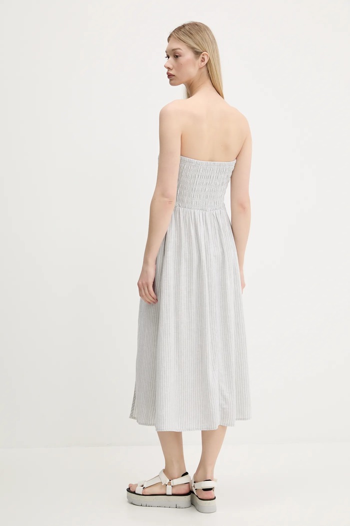 Oblečení Lněné šaty Hollister Co. KI359.1209.104 šedá