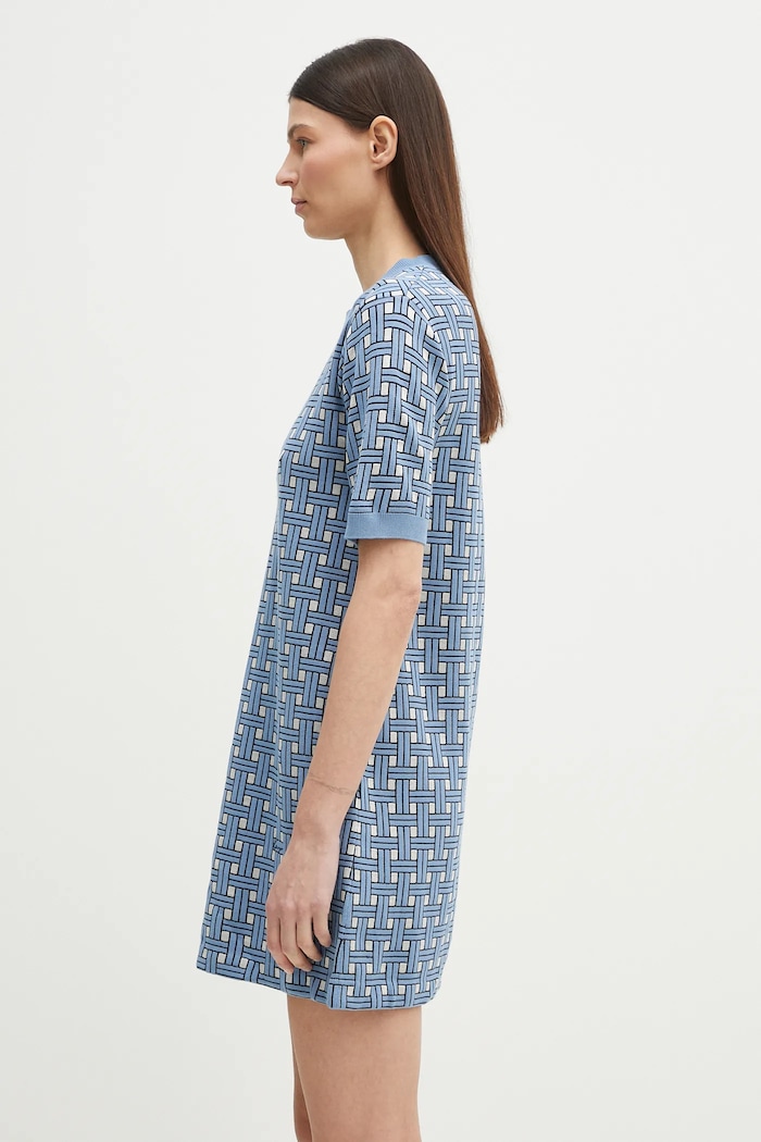 Платье Kenzo FF52RO4813CO.64 голубой SS25