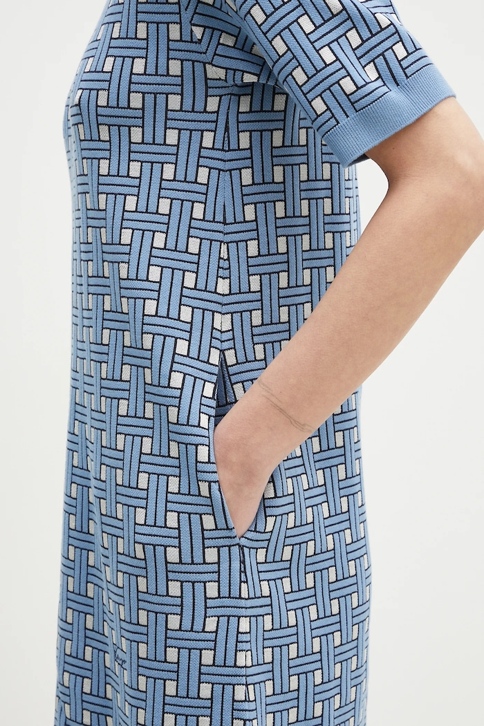 Платье Kenzo голубой FF52RO4813CO.64