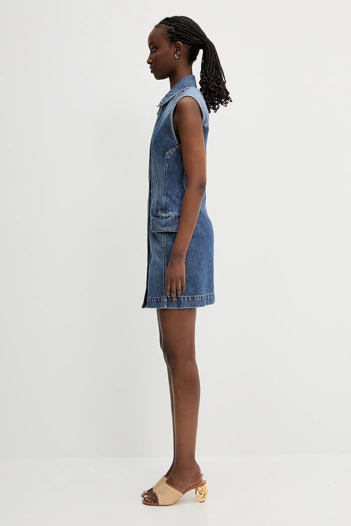 Sportmax denim dress Carabo 2512221012600 blue SS25