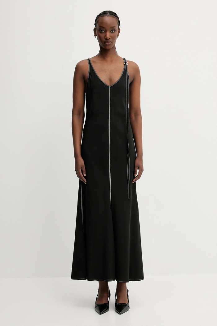 Sportmax dress Unione fabric black 2512221052600