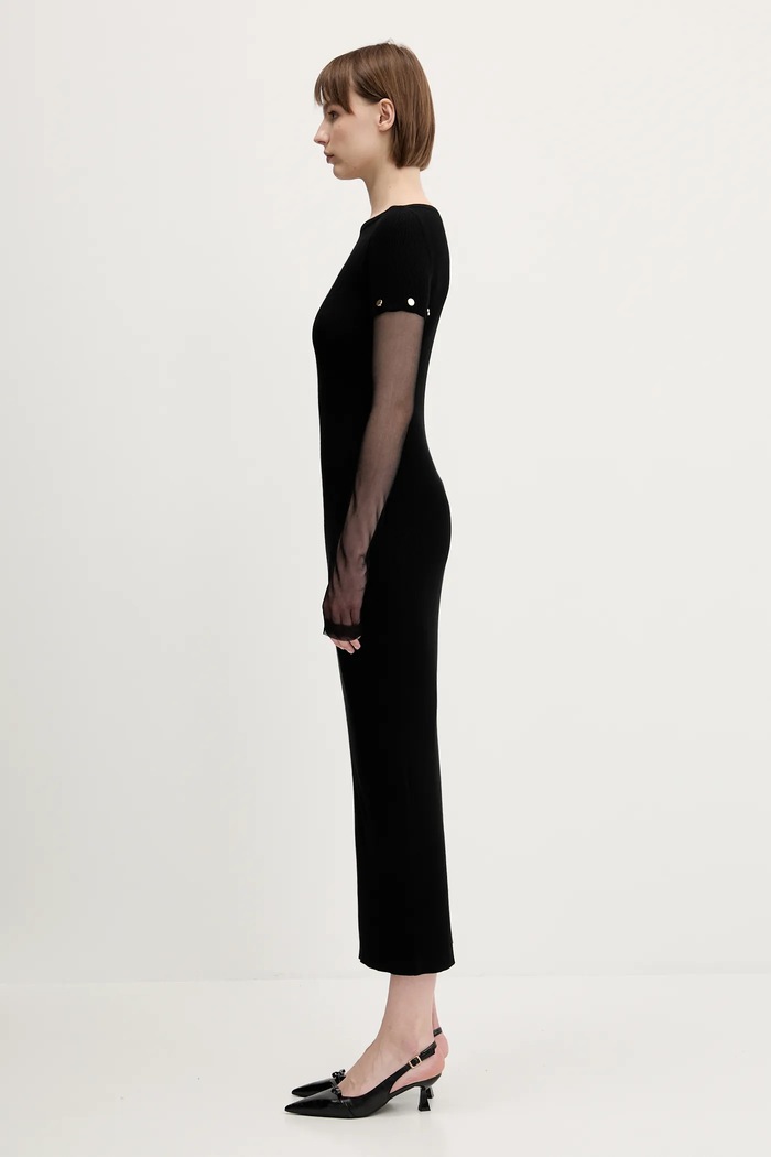 Sportmax vestito Grazia 2512321041600 nero SS25