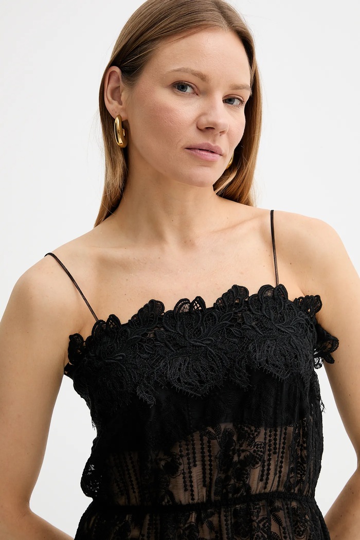 Šaty Ermanno Scervino LIFE černá D464Q623IBQ
