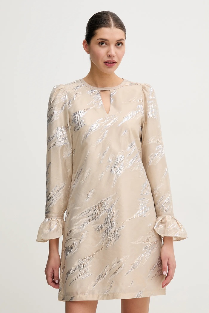 Bruuns Bazaar rochie mini bej BBW4451