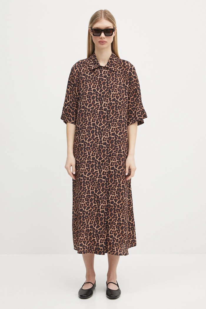 Anine Bing dress Julia Dress A.02.0491 brown