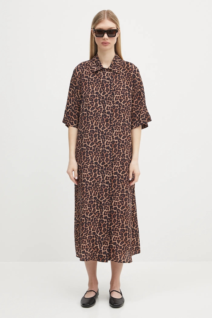 Anine Bing dress Julia Dress A.02.0491 brown