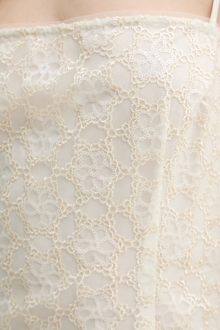 Φόρεμα Rotate 113915857 μπεζ