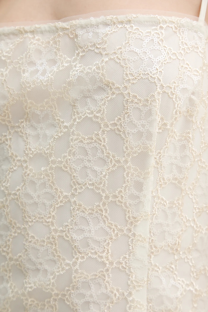 Φόρεμα Rotate 113915857 μπεζ
