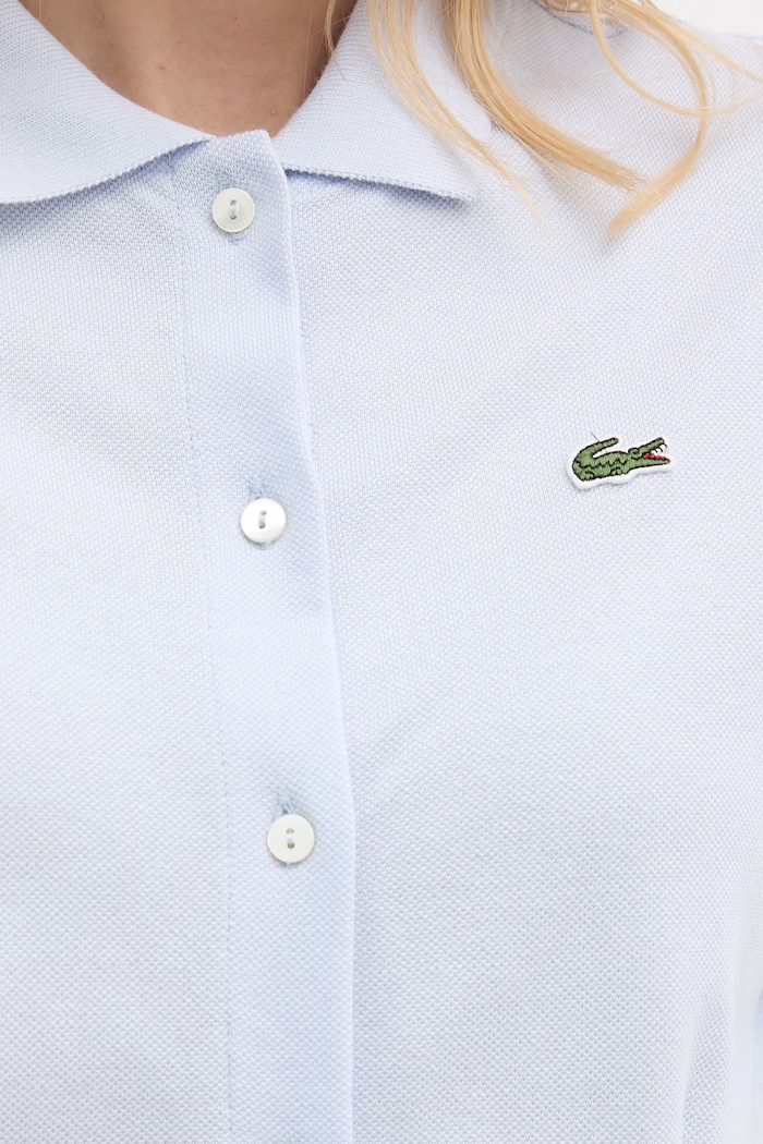 Lacoste Καλοκαιρινό απλό βαμβακερό EF9621 μπλε
