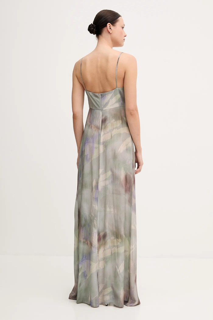 Sandro Ferrone rochie S23XBEBARONI verde SS25