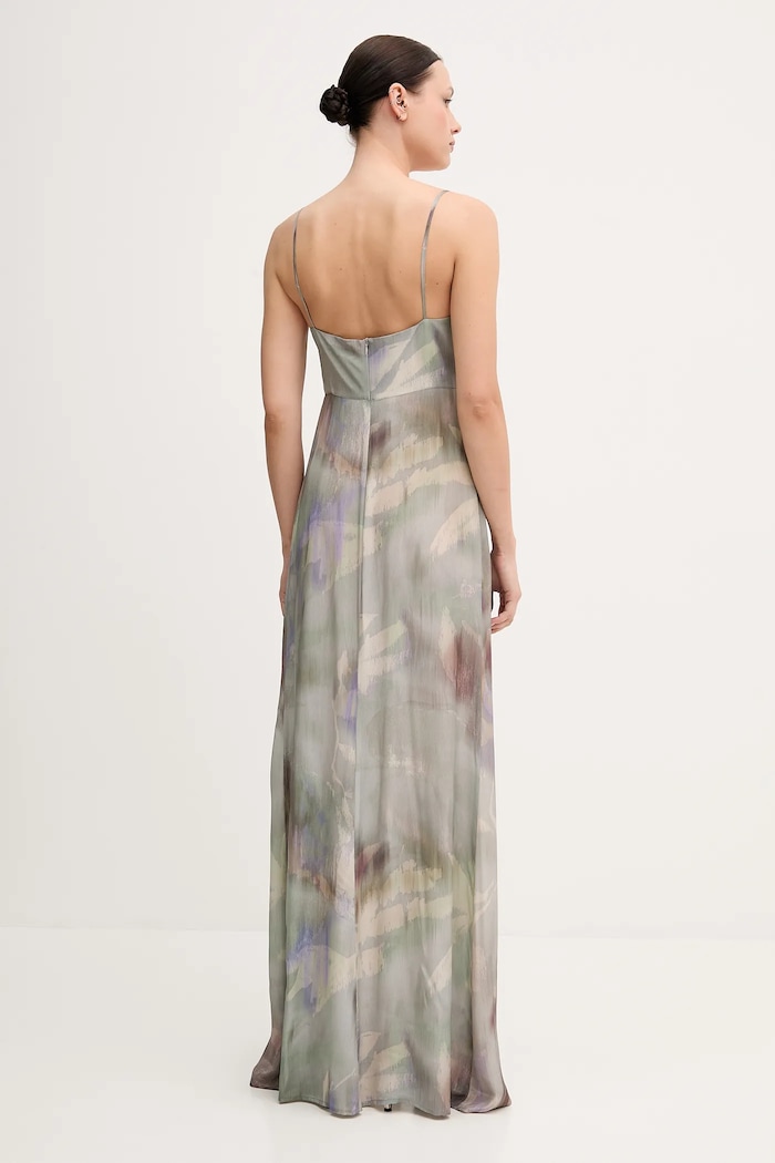 Sandro Ferrone rochie S23XBEBARONI verde SS25
