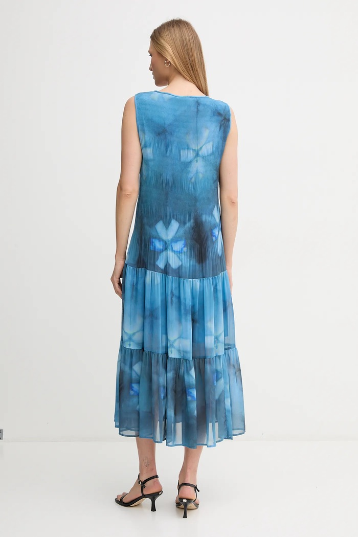 Îmbrăcăminte Sandro Ferrone rochie S32XBEMABELLE albastru
