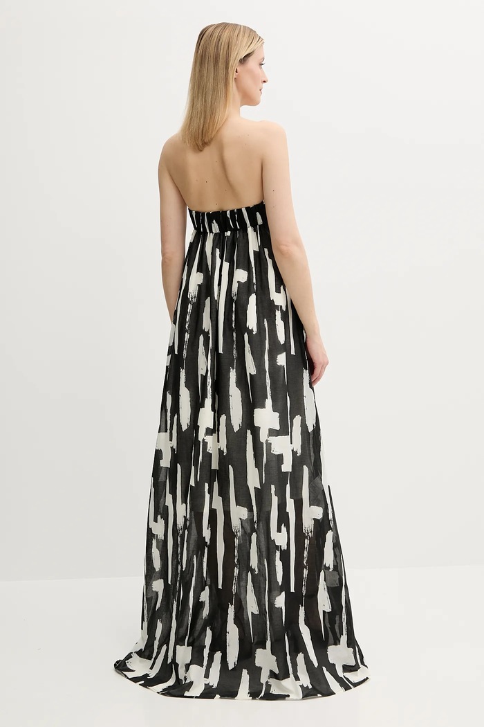 Abbigliamento MMC STUDIO vestito in cotone EXOTIC nero