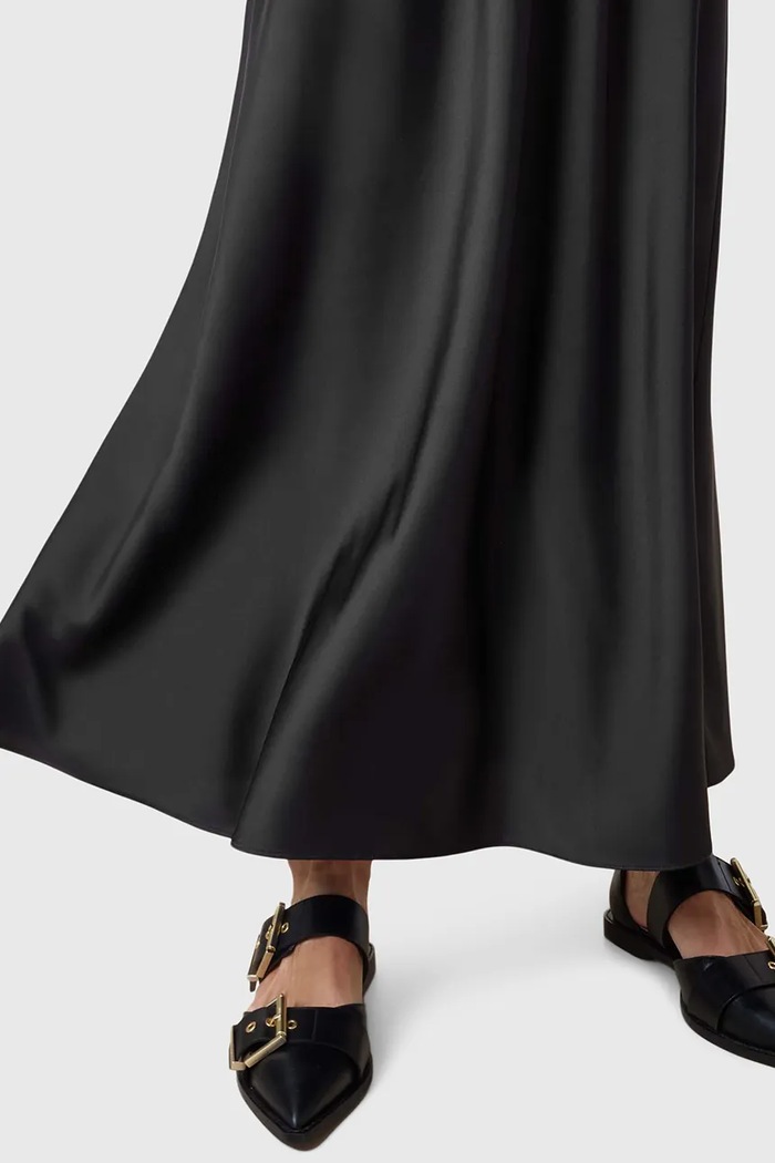 Odzież AllSaints sukienka AIDA W082DC czarny