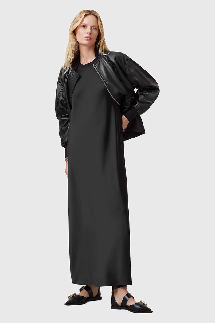 AllSaints sukienka AIDA W082DC czarny