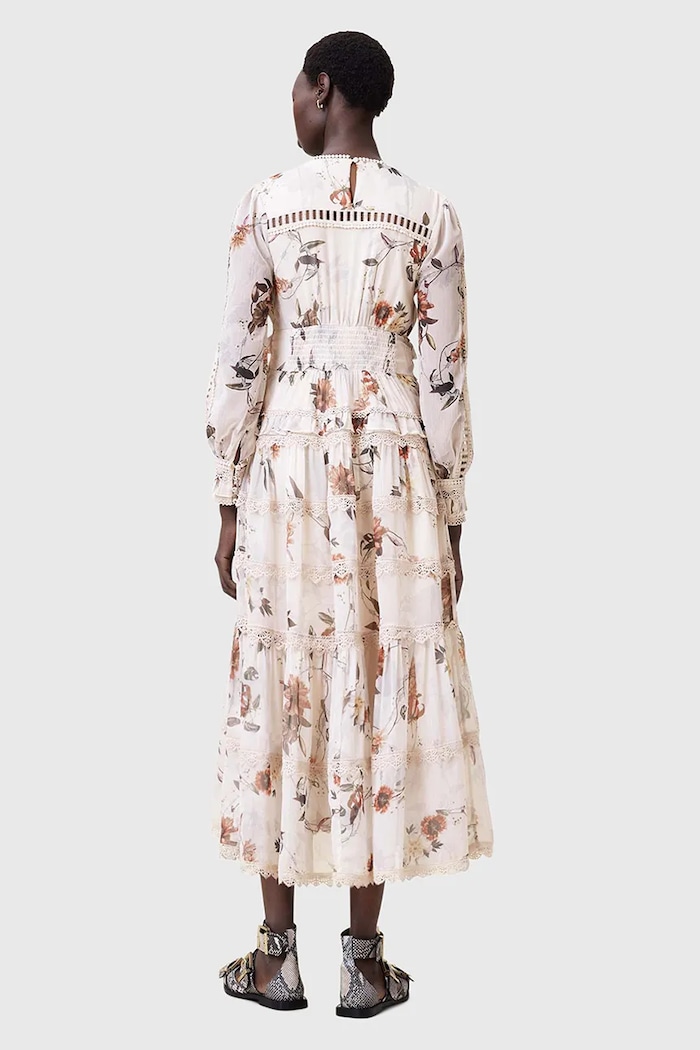 AllSaints sukienka ZORA MIDI W084DC