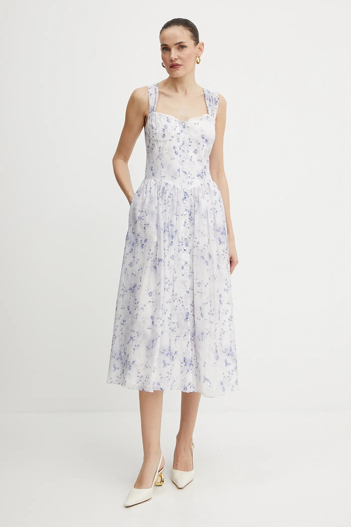 Bardot Сукня Bardot 59248DB1 білий SS25