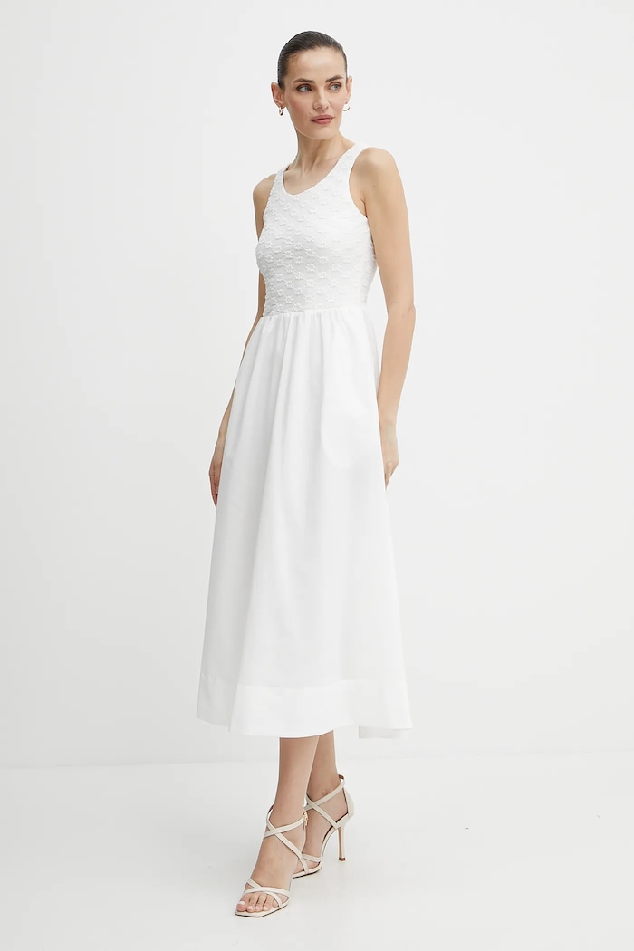 Šaty Bardot 59879DB biela AW25
