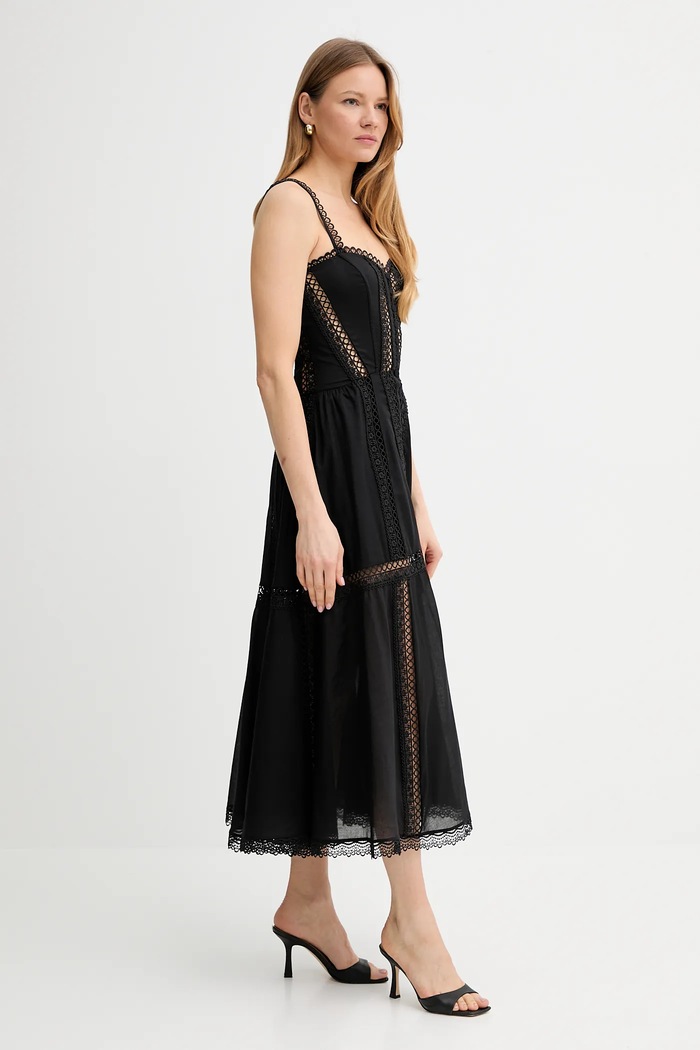 Charo Ruiz Ibiza sukienka Dafelle 251620 czarny SS25