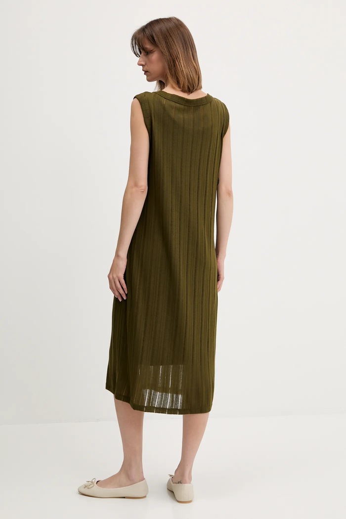 Îmbrăcăminte Sisley Rochie 41WELV07D verde