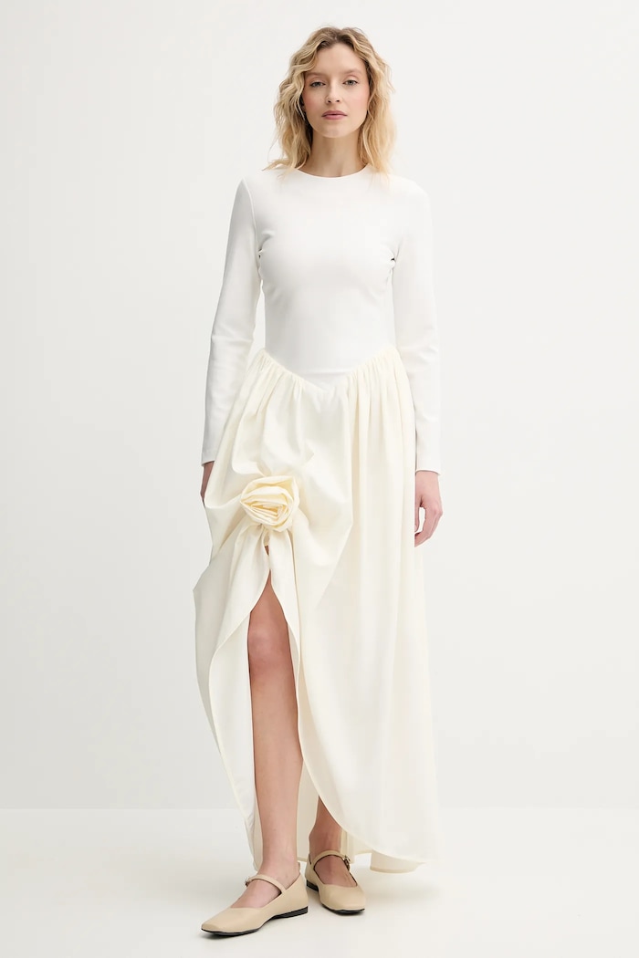 The Sleeper rochie maxi bej ARDR10P001R