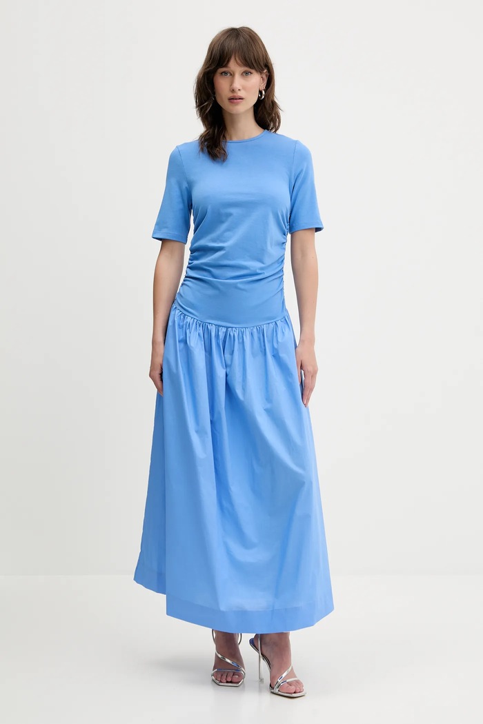 Never Fully Dressed rochie maxi albastru NFDDR2153