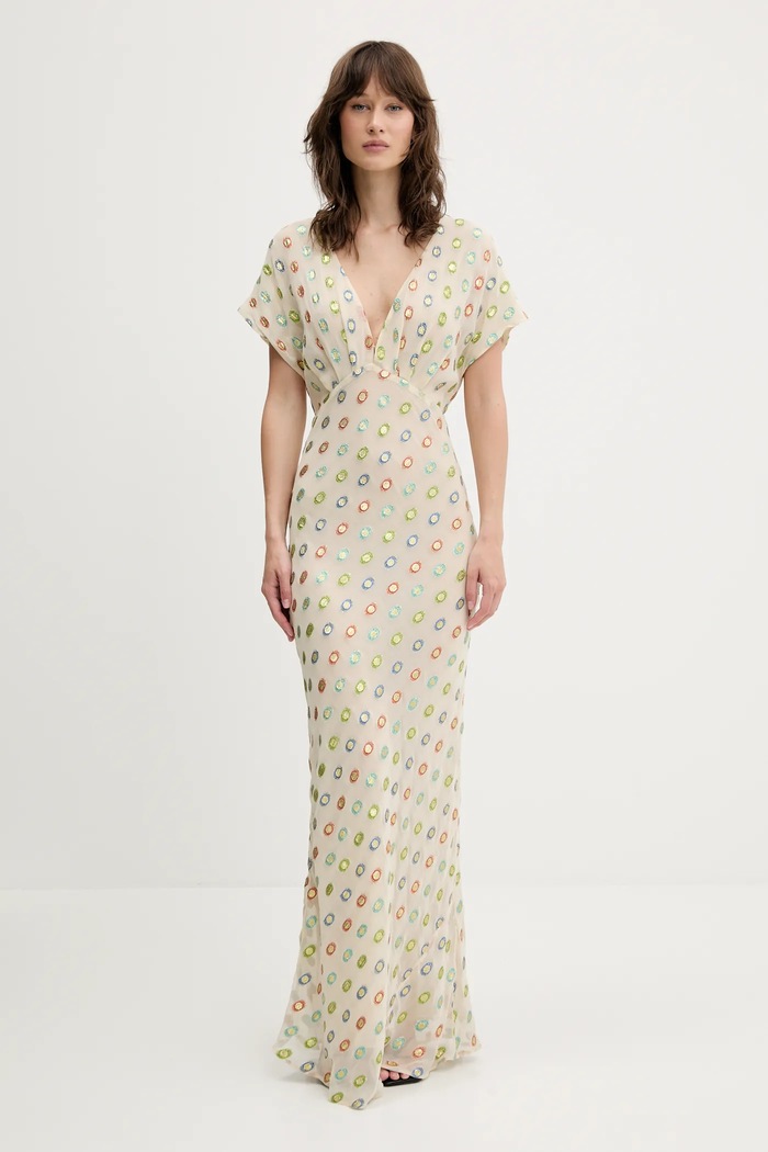 Never Fully Dressed Rochie bej NFDDR2089