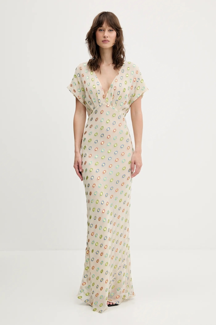 Never Fully Dressed Rochie bej NFDDR2089