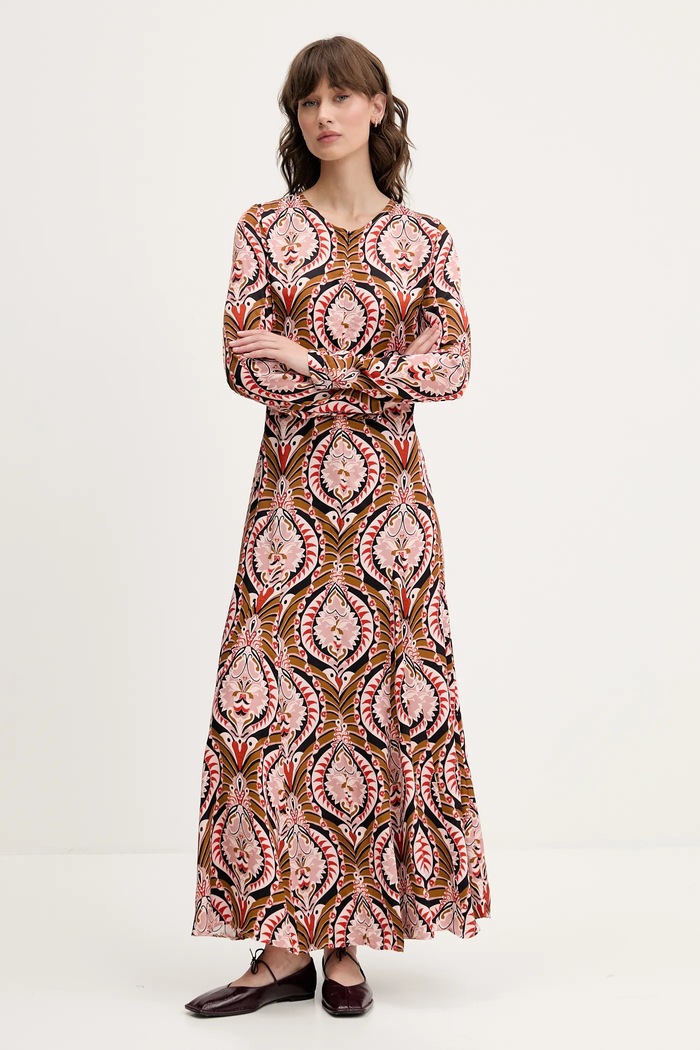 Farm Rio rochie 338652 maro SS25
