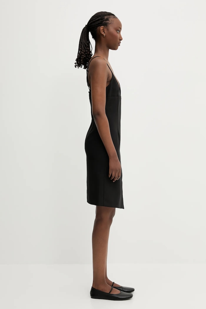 Coperni dress Tailored Asymmetric black COPR187F3004
