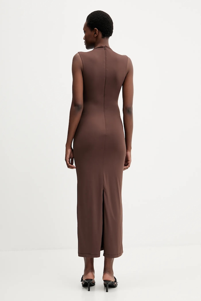 Φόρεμα Bardot 59948DB καφέ AW25