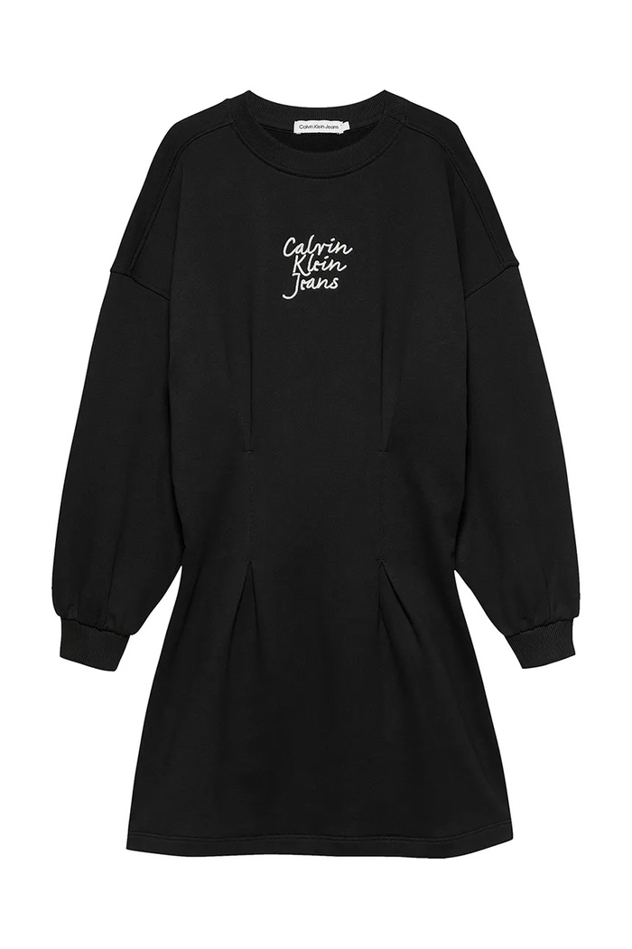 Otroška obleka Calvin Klein Jeans IG0IG02773.128.176.PPYA črna SS25