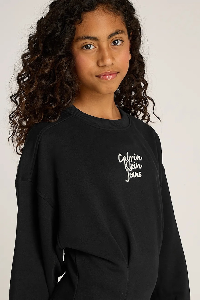 Otroška obleka Calvin Klein Jeans IG0IG02773.128.176.PPYA črna