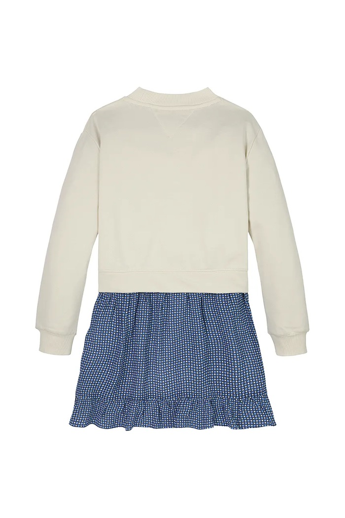 DÍVKA Dívčí šaty Tommy Hilfiger KG0KG08334.116.122.PPYA béžová