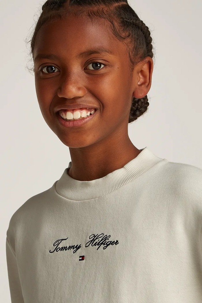 Dívčí šaty Tommy Hilfiger KG0KG08334.116.122.PPYA béžová