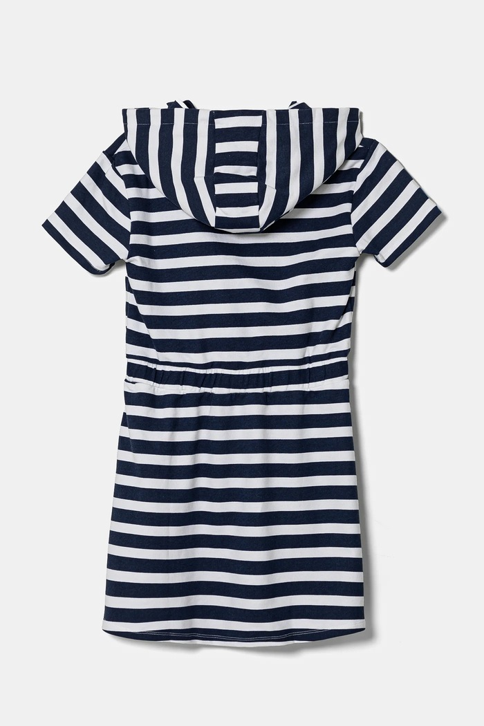 Guess sukienka bawełniana dziecięca J5RK32.KA6R4.PPYA niebieski SS25