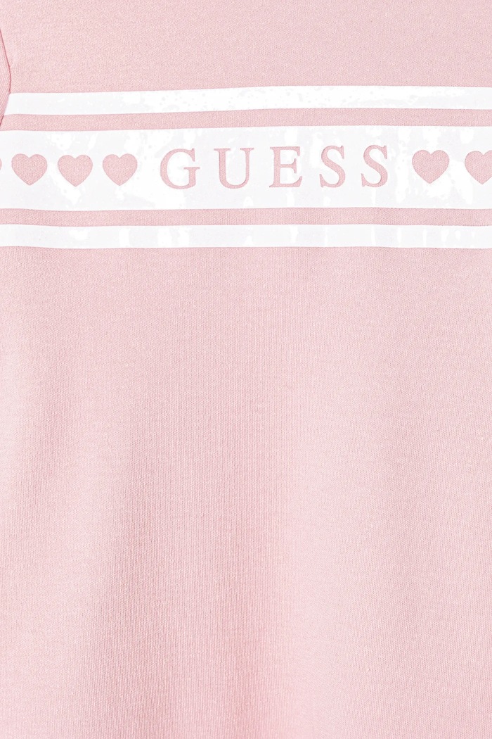 DÍVKA Dětské bavlněné šaty Guess K5RK04.KA6W4.PPYA růžová