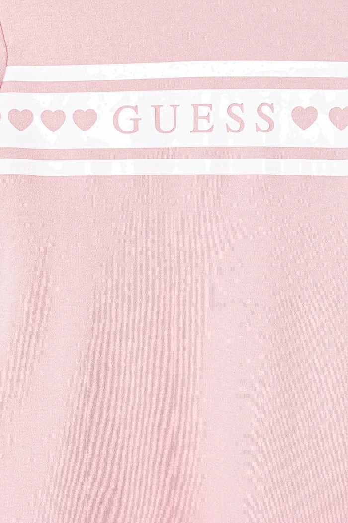DÍVKA Dětské bavlněné šaty Guess K5RK04.KA6W4.PPYA růžová