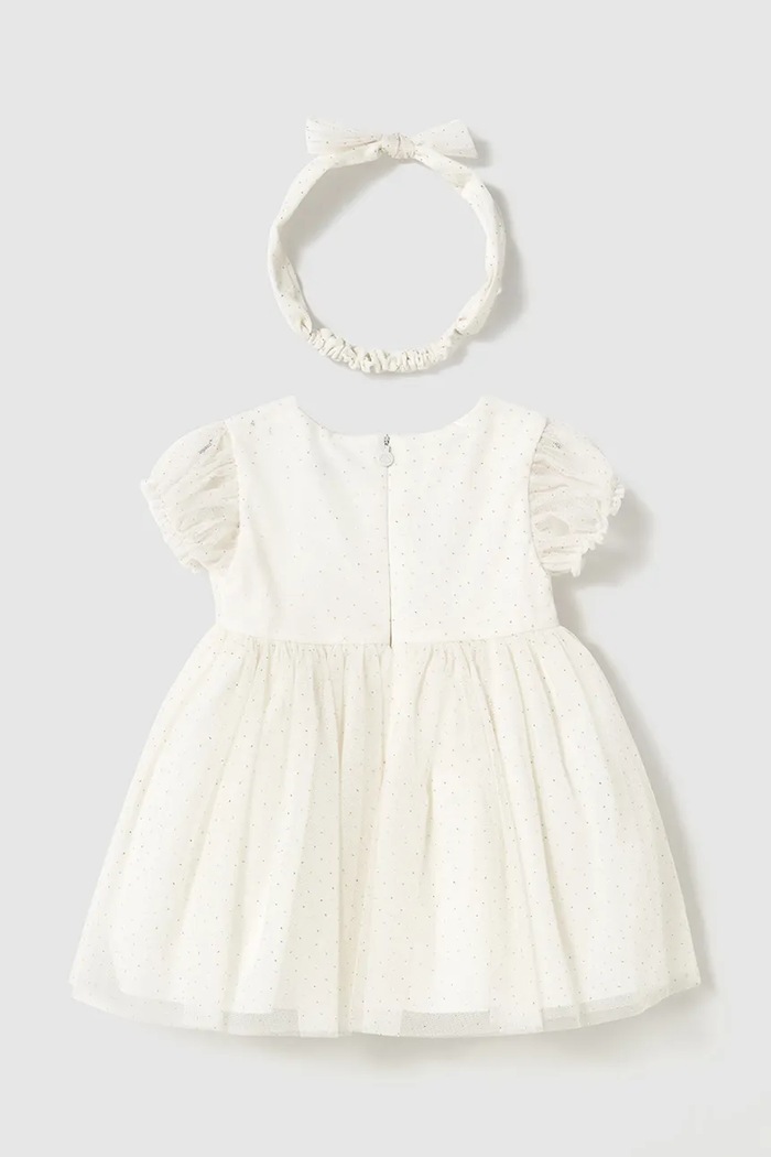 BIMBA Mayoral vestito bambina 1902.4A.Baby.PPYA beige